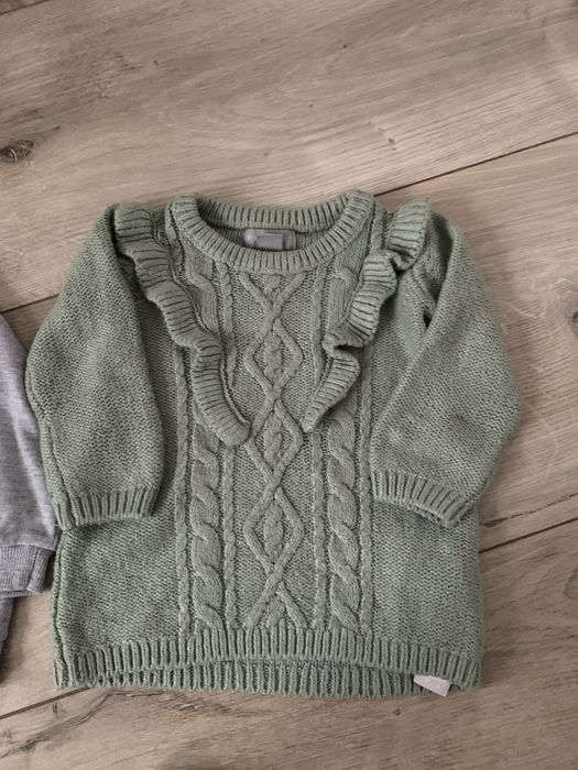 Bluza i seterek dla dziewczynki rozmiar 86