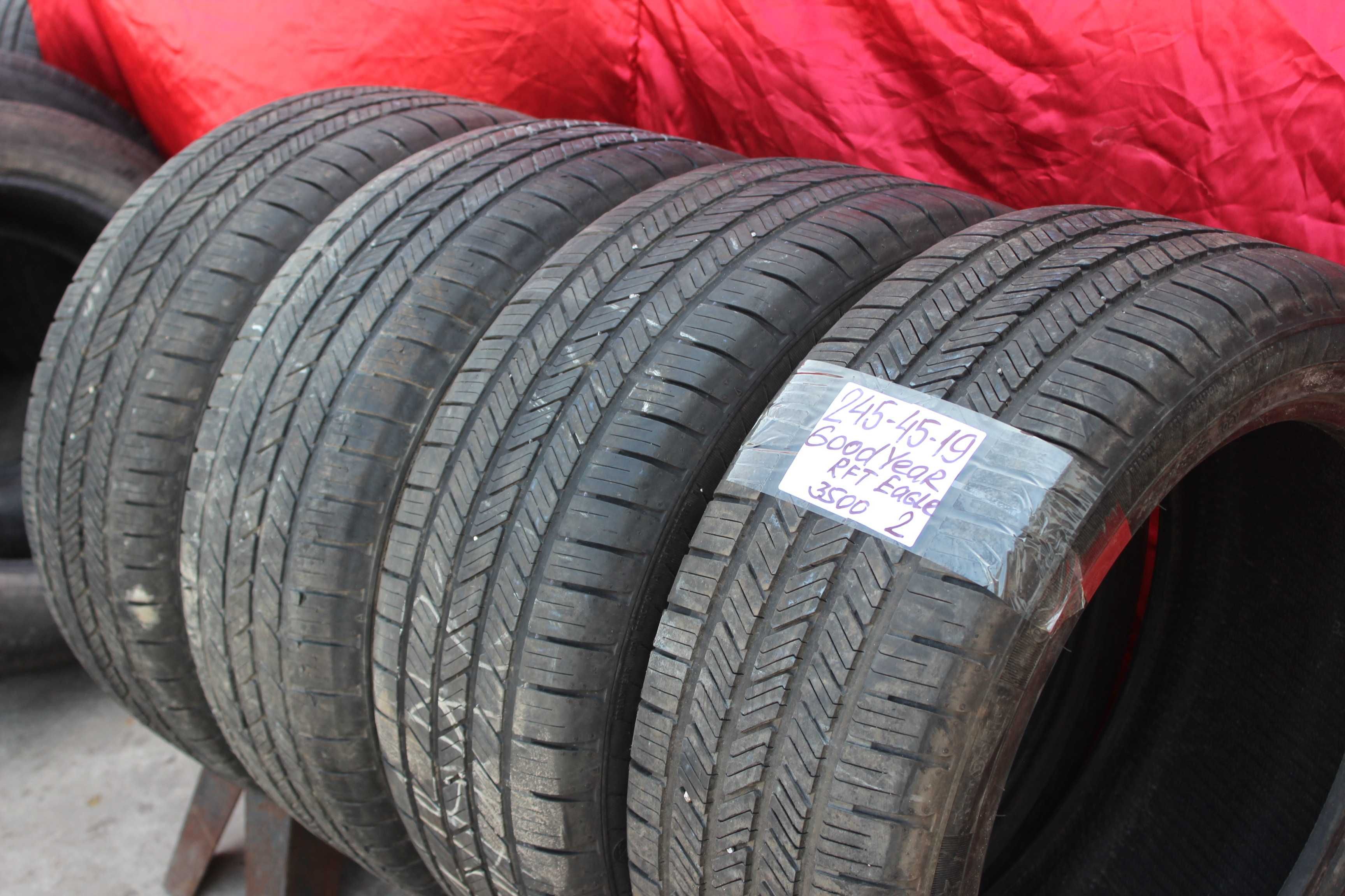 245-45-R19 GOODYEAR EAGLE RFT 4штуки комплект летней резины GERMANY