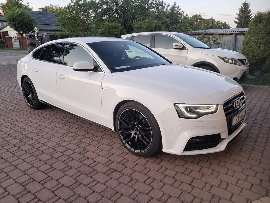 Audi A5 Sportback Bezwyp.S-LINE.LEDY.Navi.SKÓRA ALCANTARA.Mały przebieg