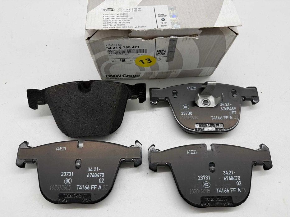 E60 E70 F15 F16 Klocki hamulcowe TYŁ BMW OE NOWE