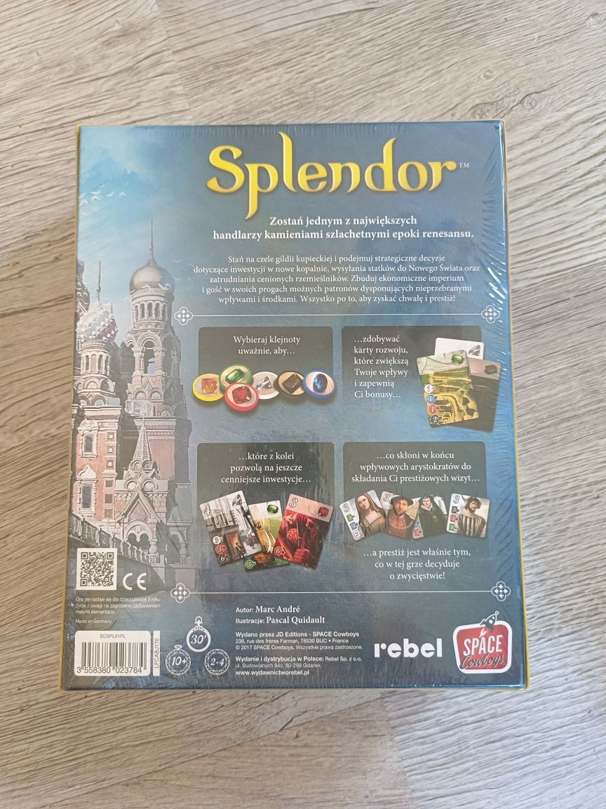 Splendor gra planszowa NOWA FOLIA