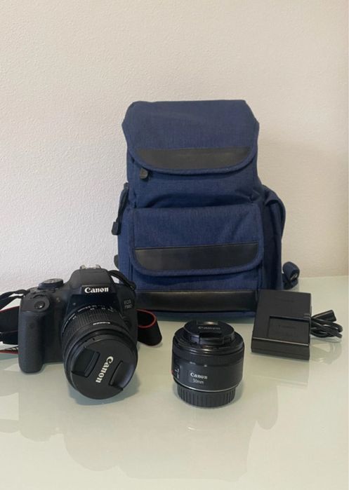 Canon 750D + 2 lentes