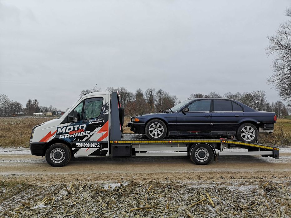Pomoc drogowa, usługi transportowe, autolaweta, przewóz aut, transport