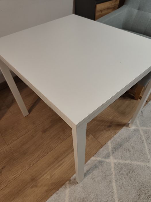 Stół biały rozkładany Ikea 70x80-120