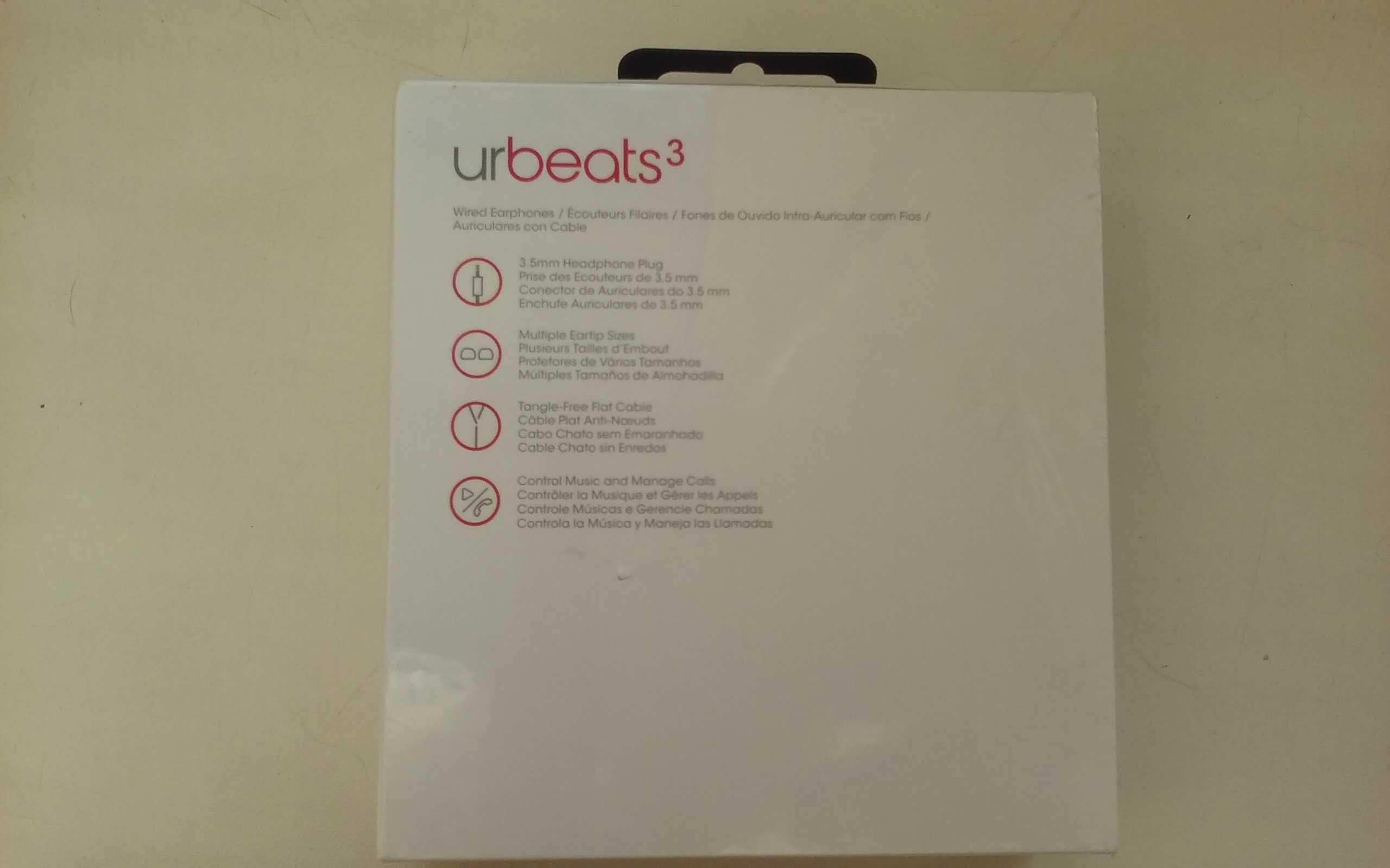 Наушники с микрофоном Beats by Dr. Dre urBeats3 Black 3.5mm Plug