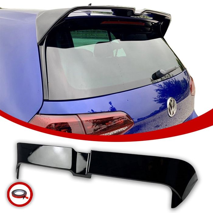 VW GOLF 7-7,5 Standard Lotka Dokładka Spoiler Tylny Czarny Połysk