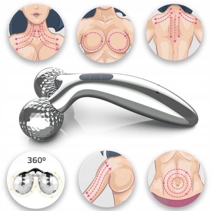 Masażer Roller solarny do twarzy i ciała