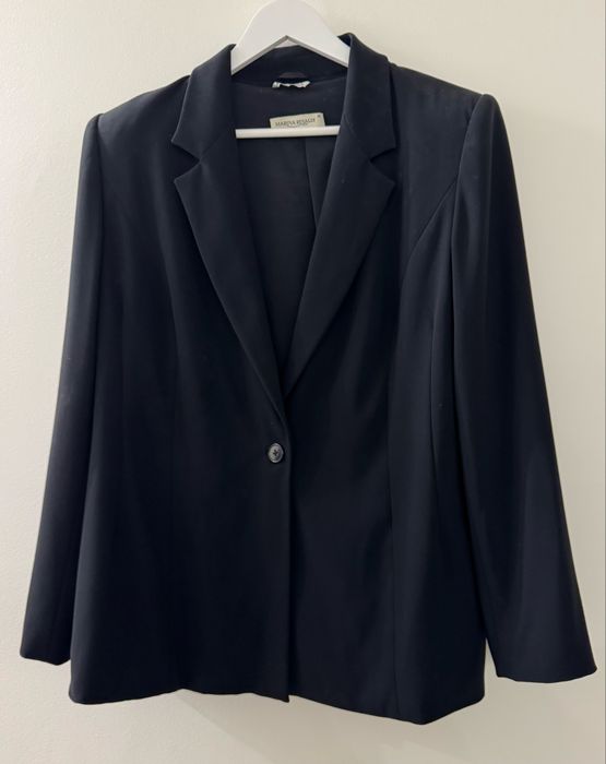 Marina Rinaldi marynarka, żakiet klasyczny czarny roz. 46