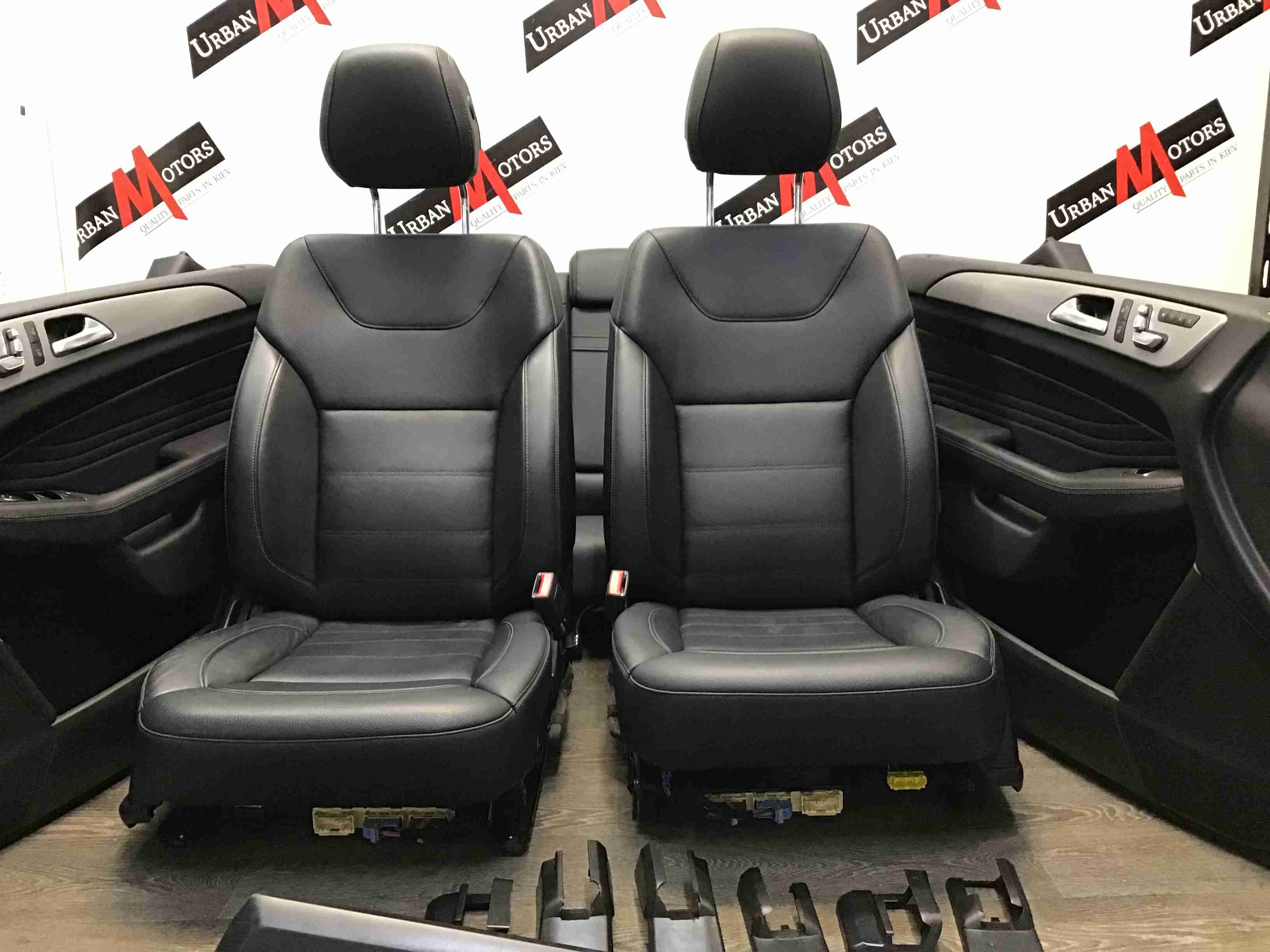 Салон (комплект сидений) Mercedes W166 подогрев электрорегулировка