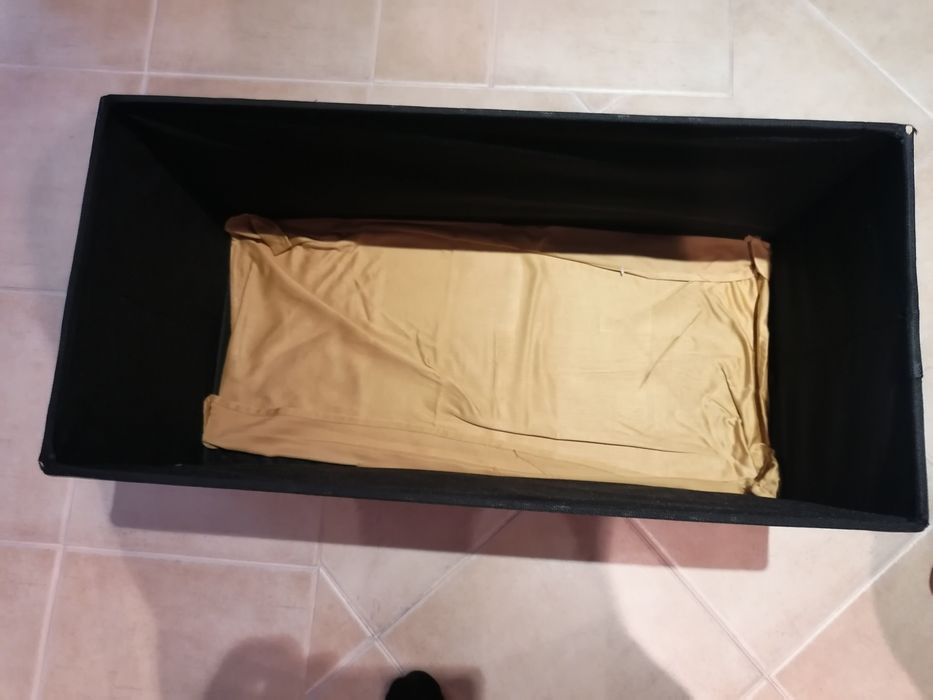 Banqueta com arrumação