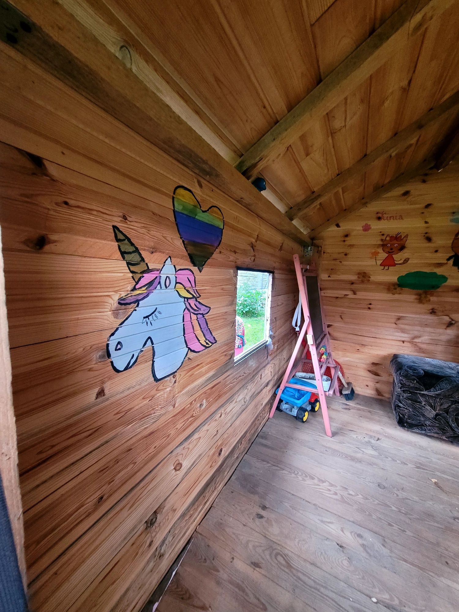 Drewniany domek dla dzieci – ręcznie robiony, unikatowy, solidny!