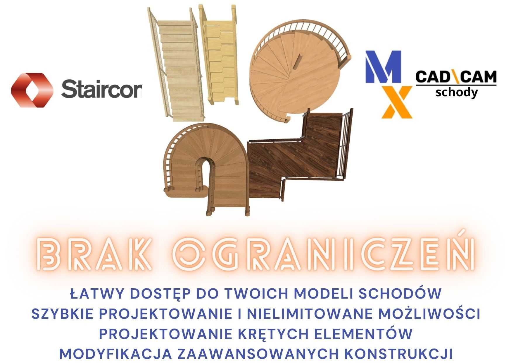 Oprogramowanie CAD/CAM do produkcji schodów STAIRCON