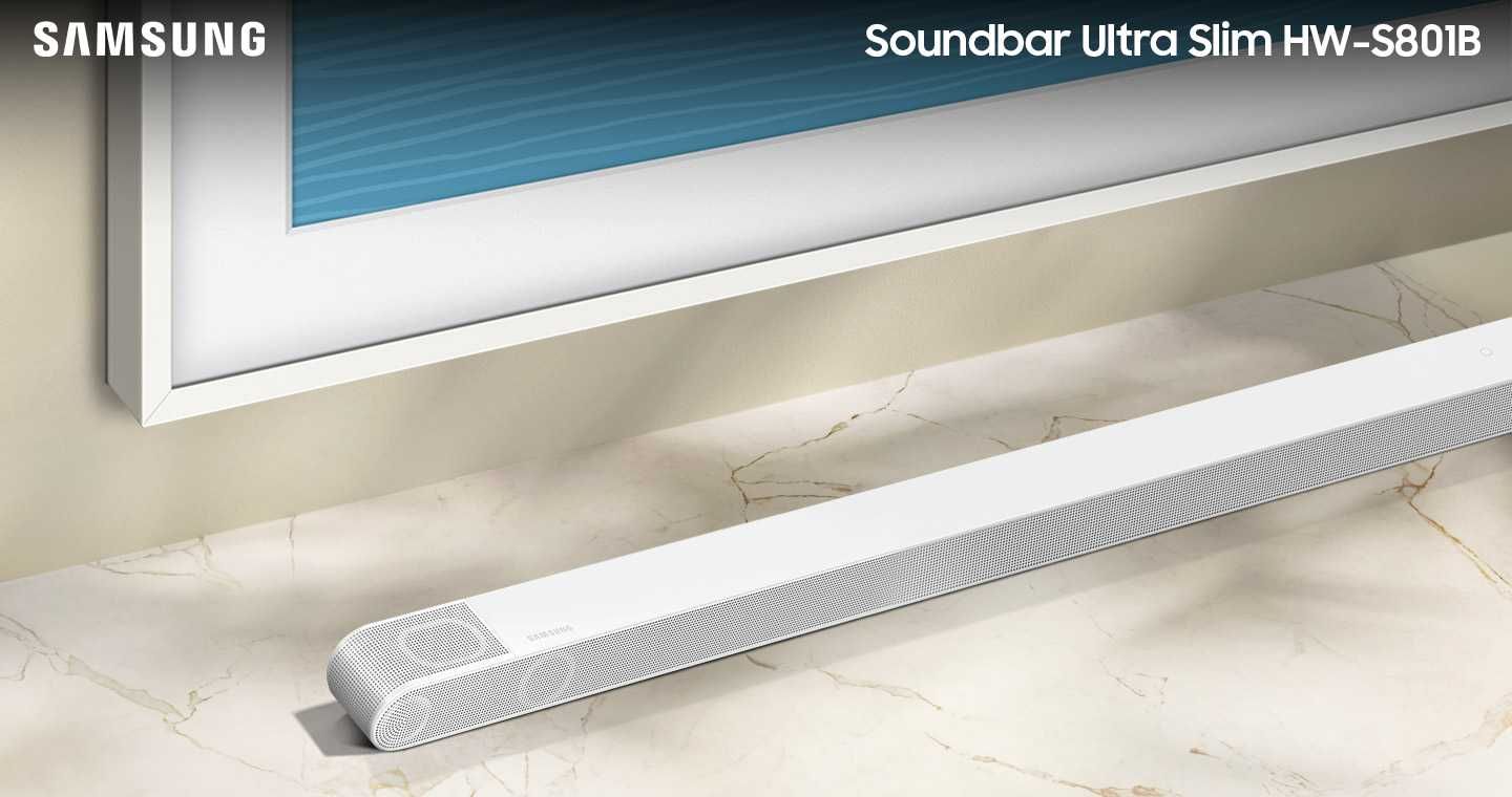 Soundbar Samsung HW-S801B 3.1.2 330 W biały Wi-Fi  AirPlay Dolby Atmos