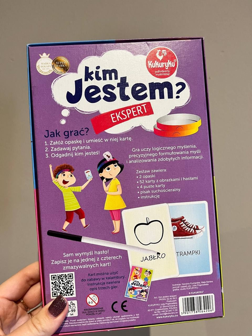 Gra planszowa " kim jestem"