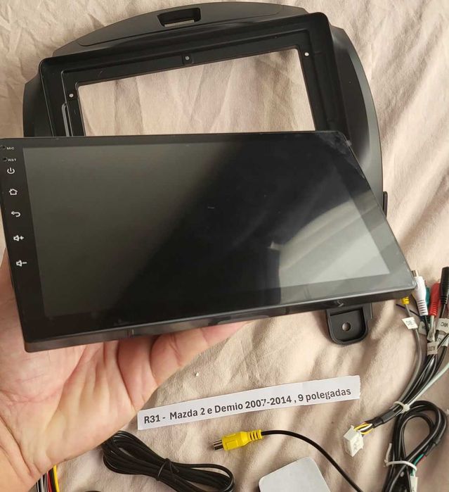 R31 - Auto Rádios Mazda 2 e Demio 2007 a 2014 , 9 polegadas  android