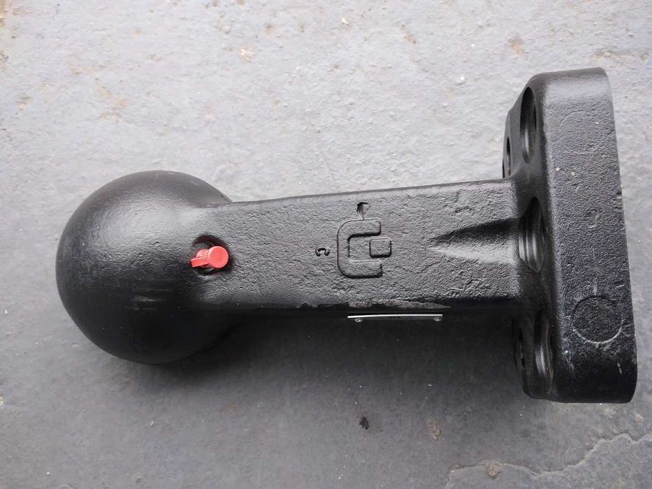 zaczep kulowy K80 110x100 nacisk pionowy 3500kg flansza 8 otworów