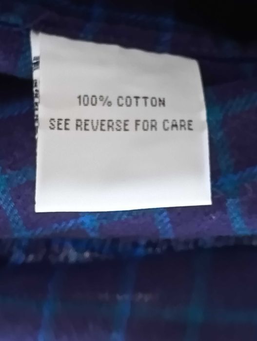 Męska , bawełniana koszula w kratkę - XL - bdb !!