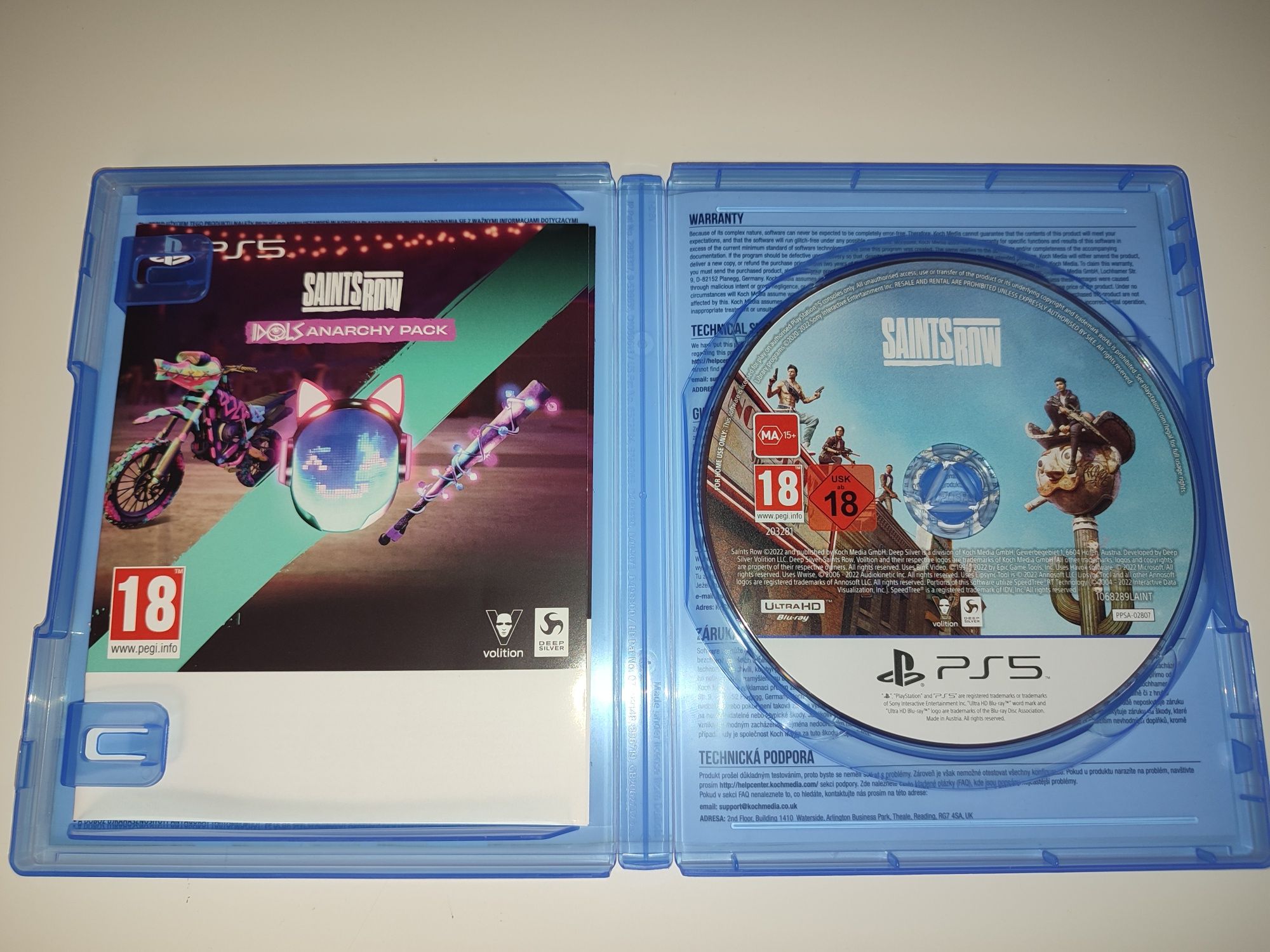 Gra Ps5 Saints Row PL gry PlayStation 5 GTA V UFC Mafia Sniper