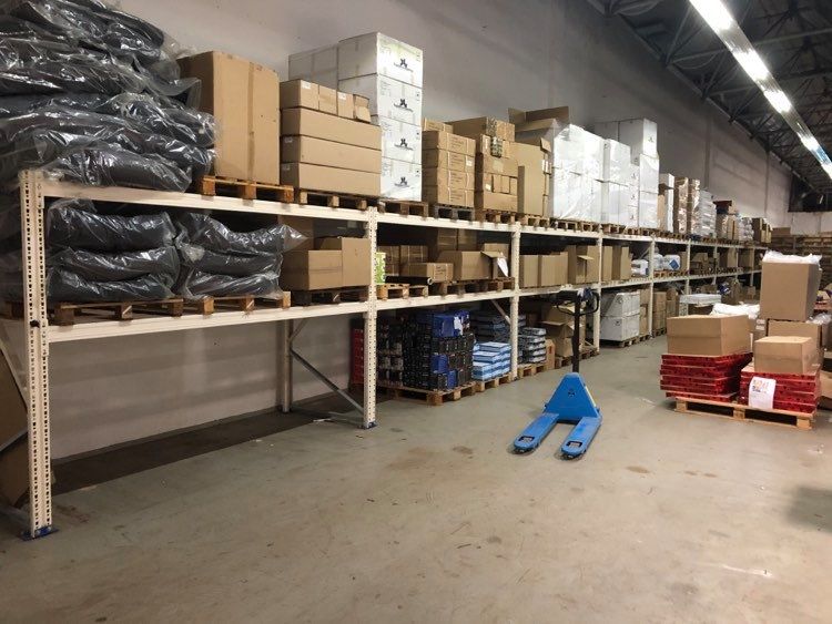 Regały paletowe magazynowe 72 palet 2,5h