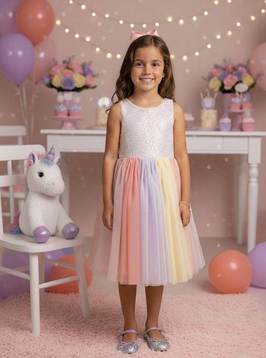 Vestido festa 7/8 anos