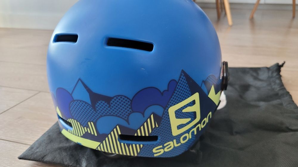 Kask narciarski dziecięcy junior Salomon Grom Visor z goglami 53-56cm