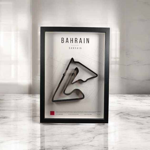 Об'ємна Рамка з 3D Трасою BAHRAIN Бахрейн 32x23x3 F1 BAHRAIN GP
