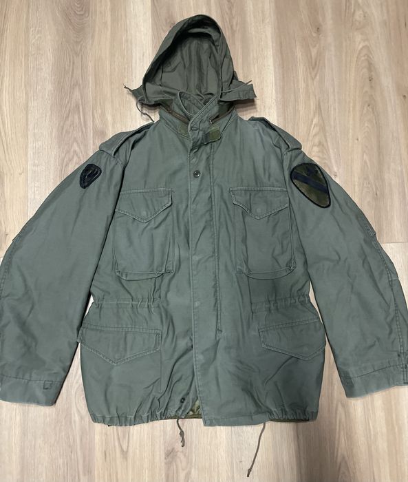 Vintage wojskowa kurtka Alpha Industries Coat Cold Weather Field M-65