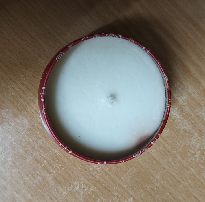 Vela Natal - Artesanal - Cheiro lavanda