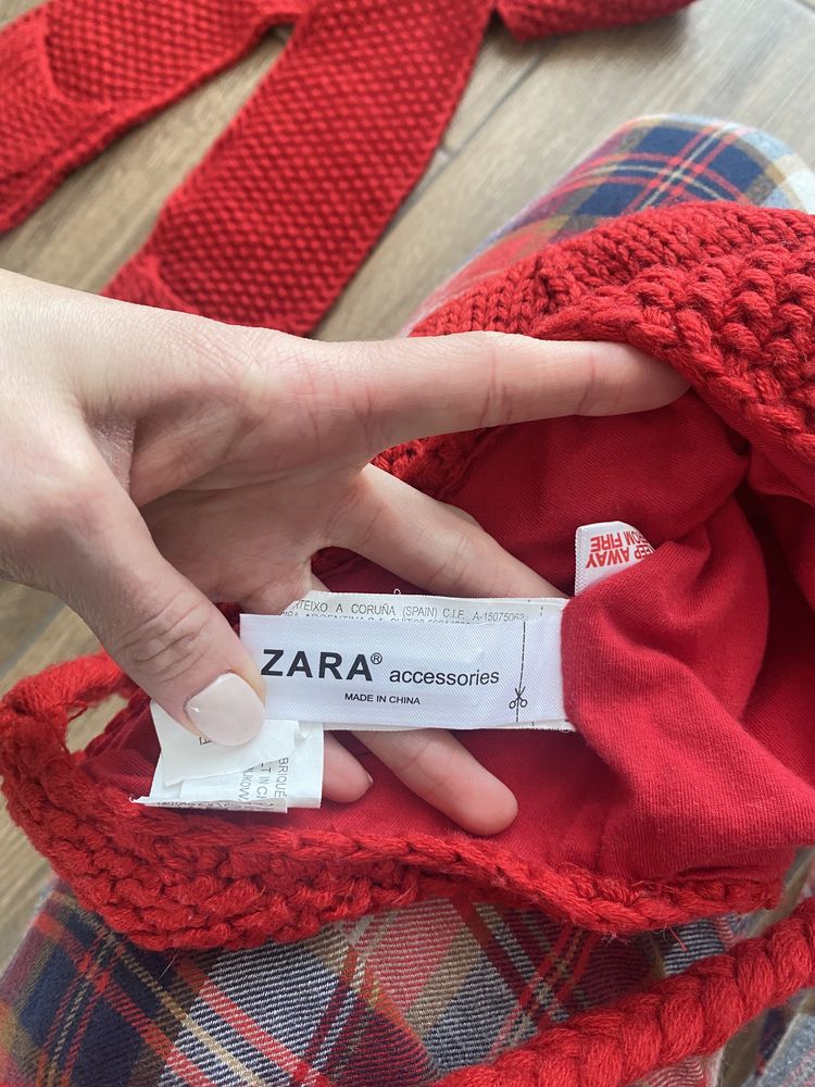 Шапка і шарф ZARA 50 см 1-2 роки