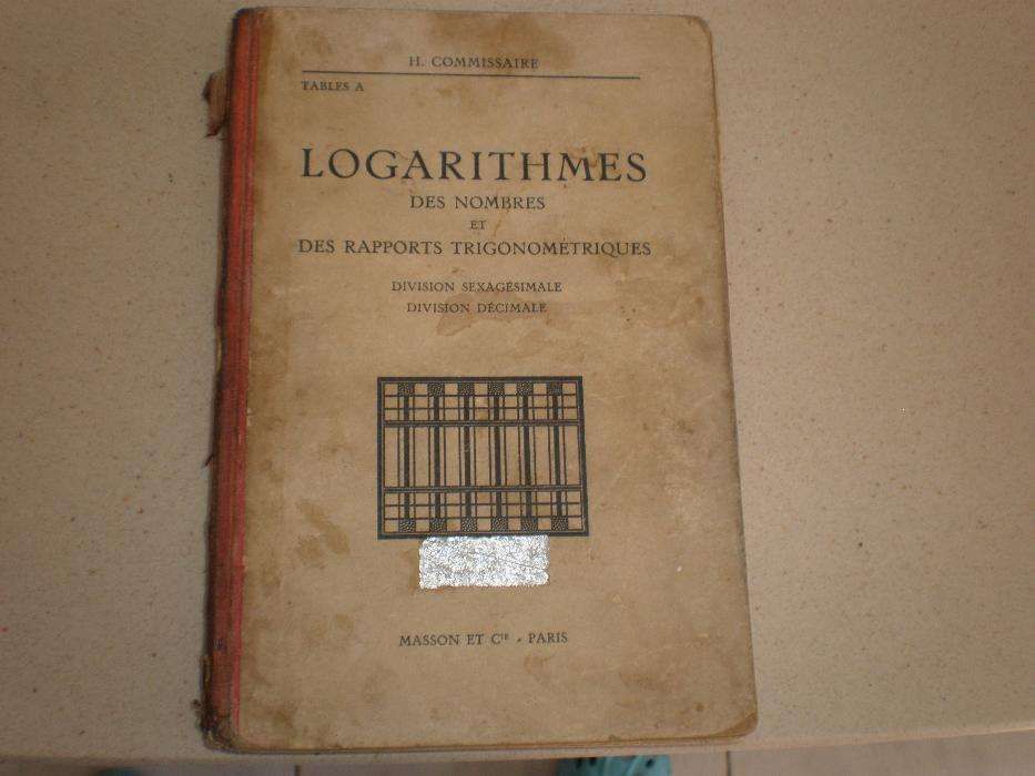 Logarithmes des nombres et des rapports trigonométriques