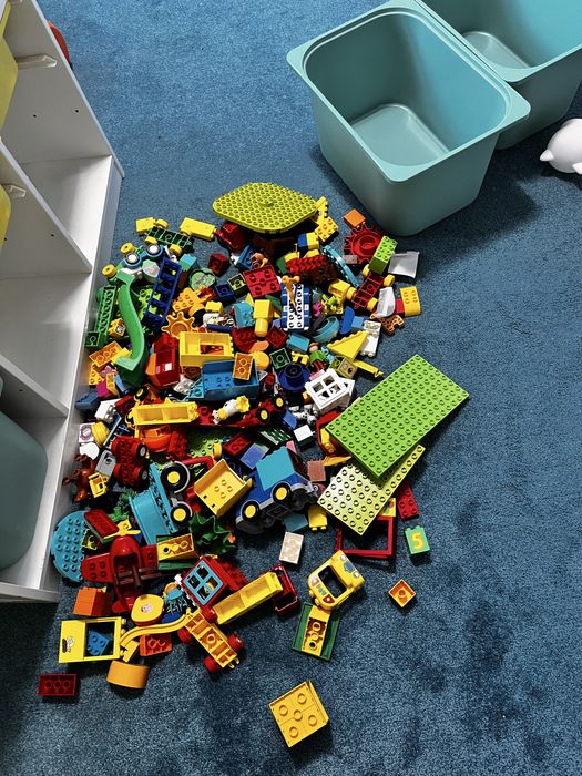 Sprzedam lego duplo- mega zestaw, pojazdy, klocki i inne