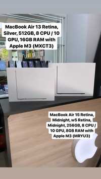MacBook Air M3 256/512GB new