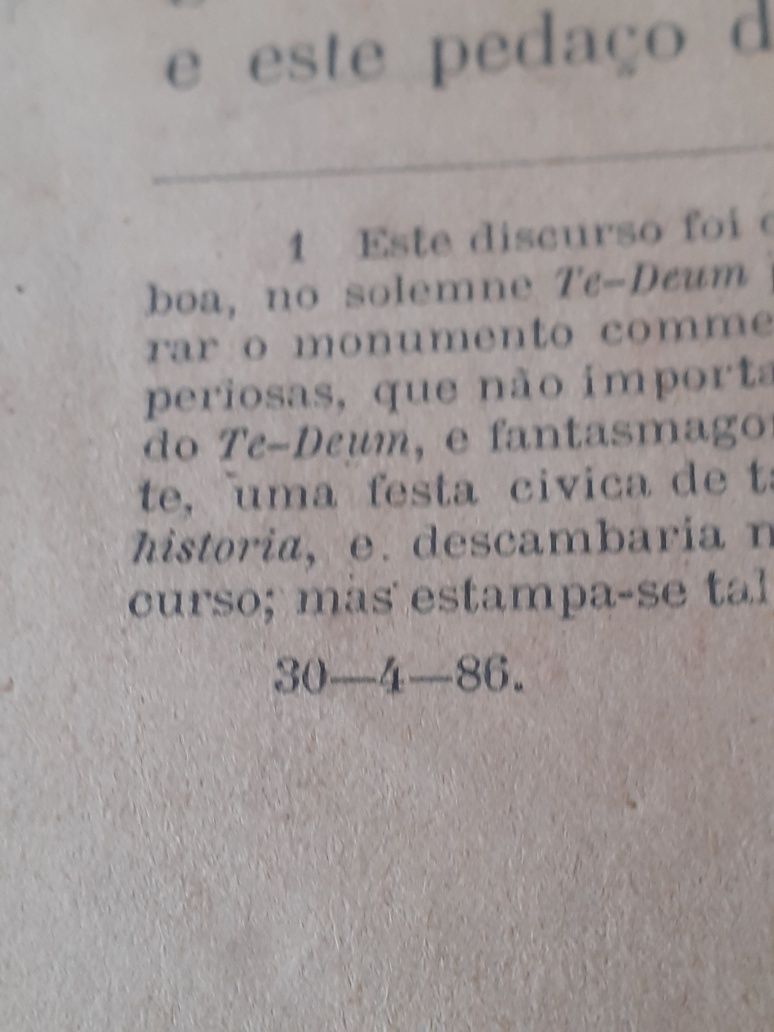 Livro unico rarrissimo de 1886 politica tempo de monarquia D.Luis I