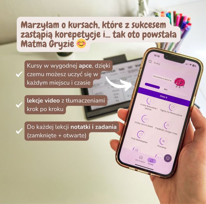 Korepetycje z matematyki z nauczycielką Matematyka Gryzie