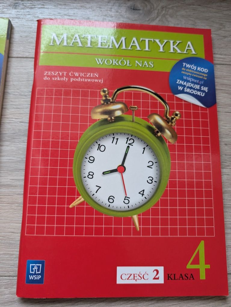 Matematyka wokół nas, zeszyt do ćwiczeń kl. 4,  cz. 1 i 2