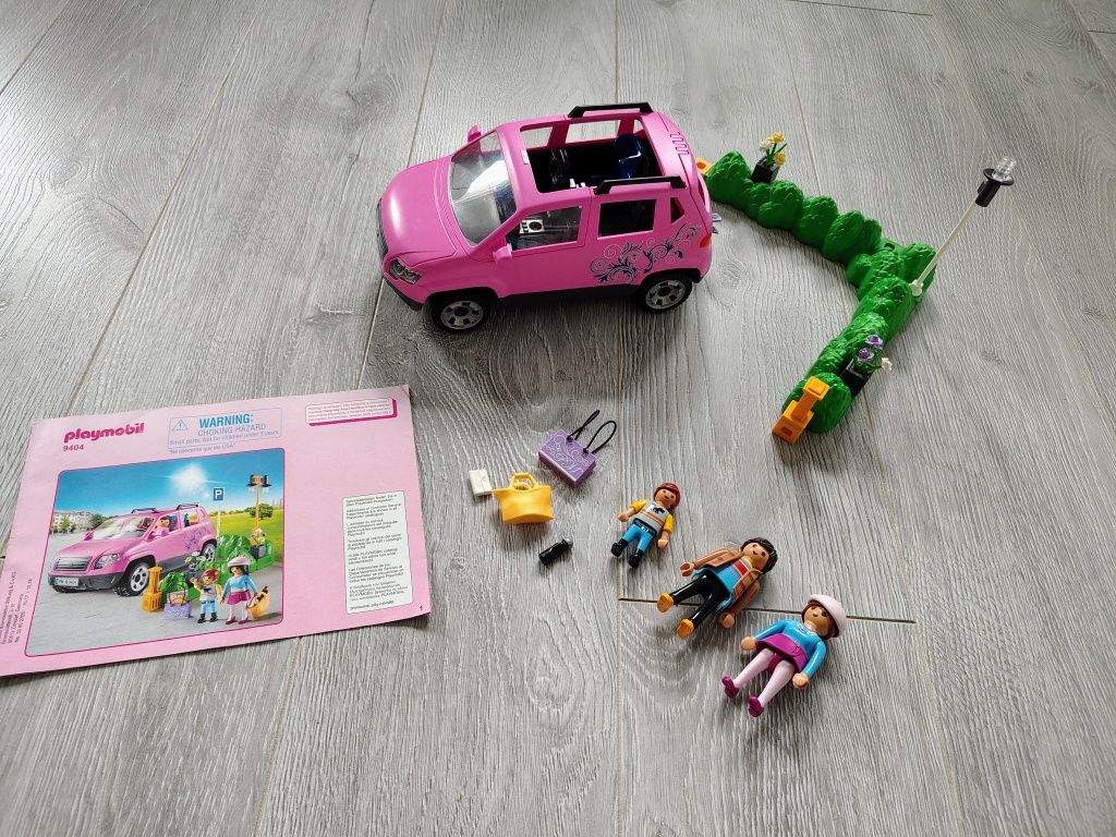 Zestaw Playmobil kamper samochód auto