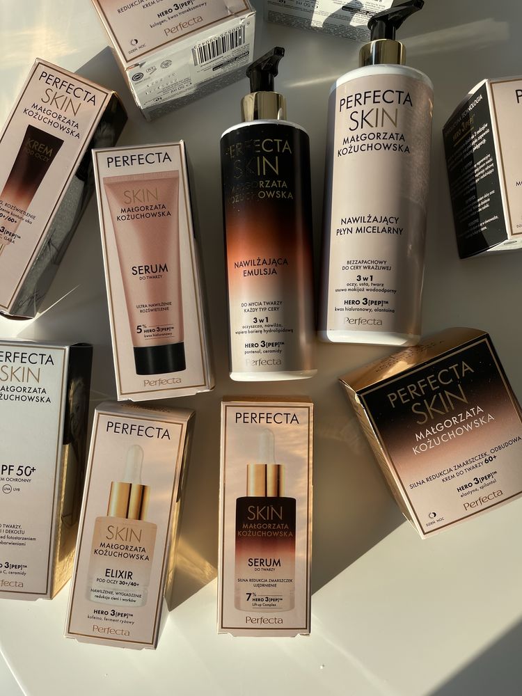 Małgorzata Kożuchowska Perfecta krem do twarzy filtr serum elixir