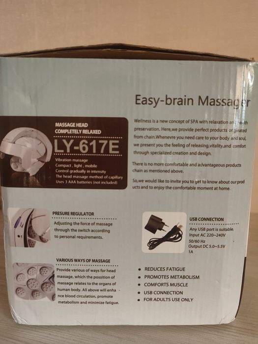 Масажний шлем для голови Easy-Brain Massager LY-617E