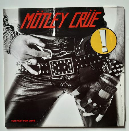 LP Motley Crue LP Too Fast For Love raro disco vinil de 1982