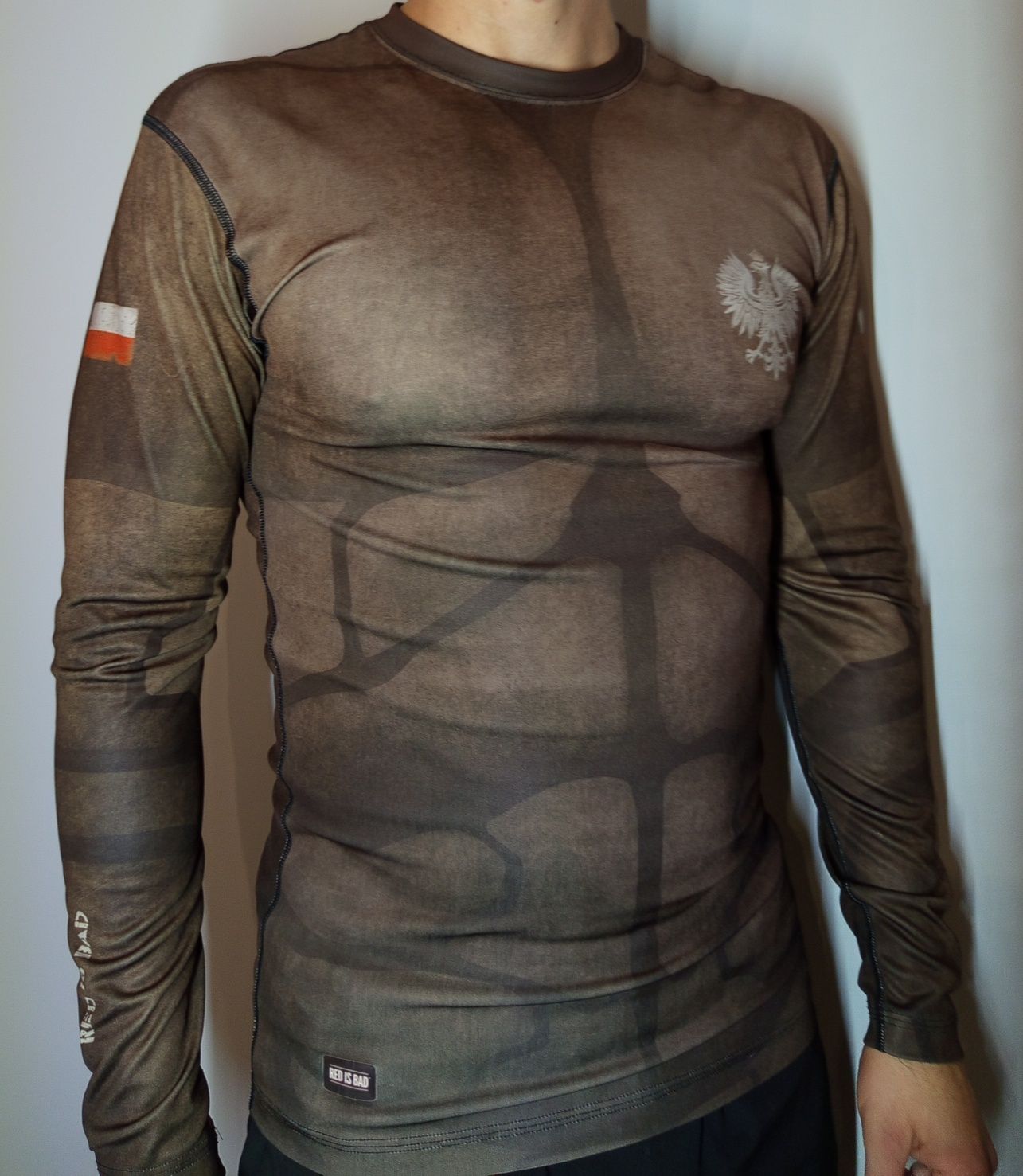 Rashguard koszulka długi rękaw Red is Bad rozm. M