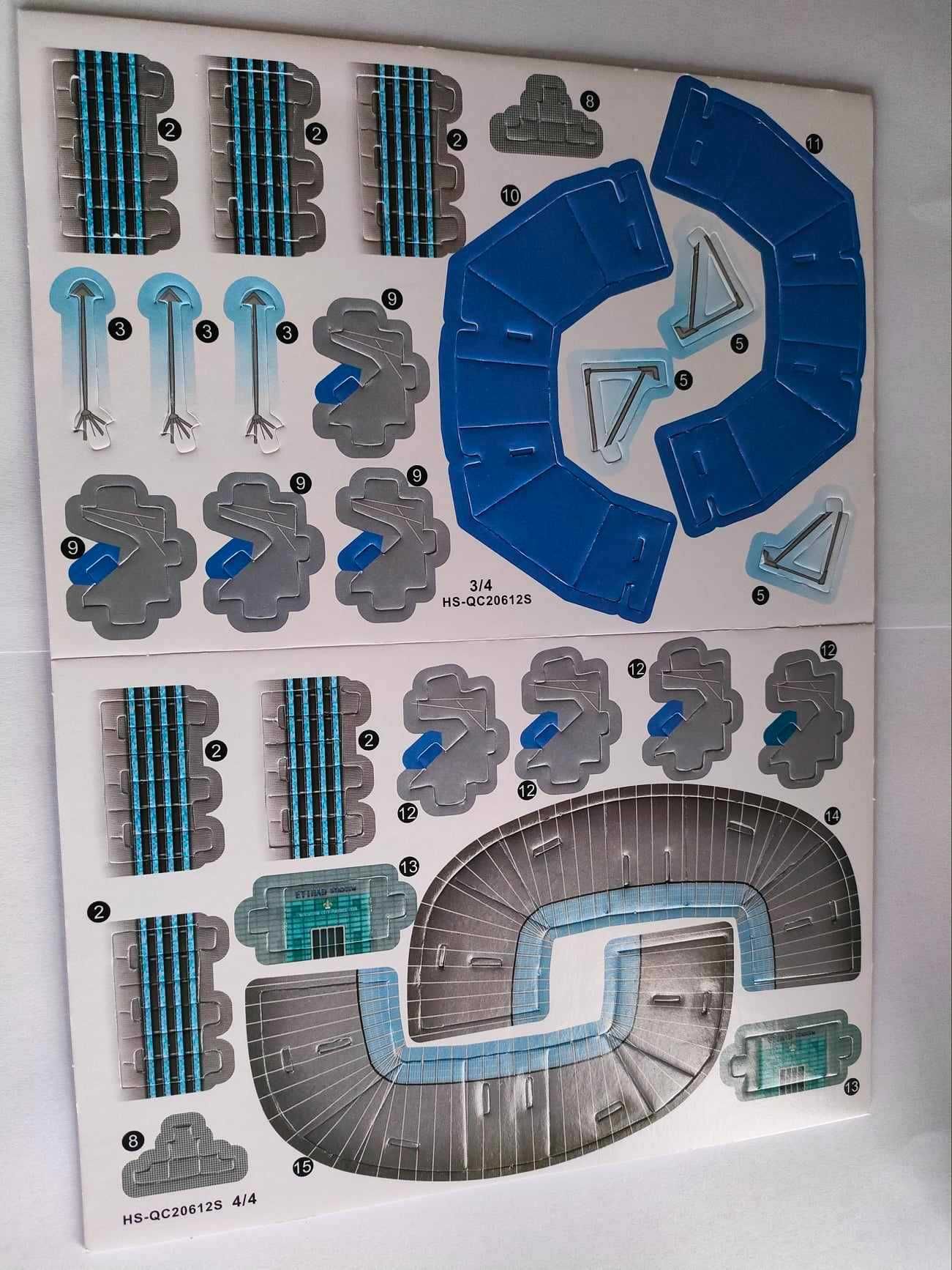 Stadion Etihad Stadium puzzle 3D Manchester City prezent