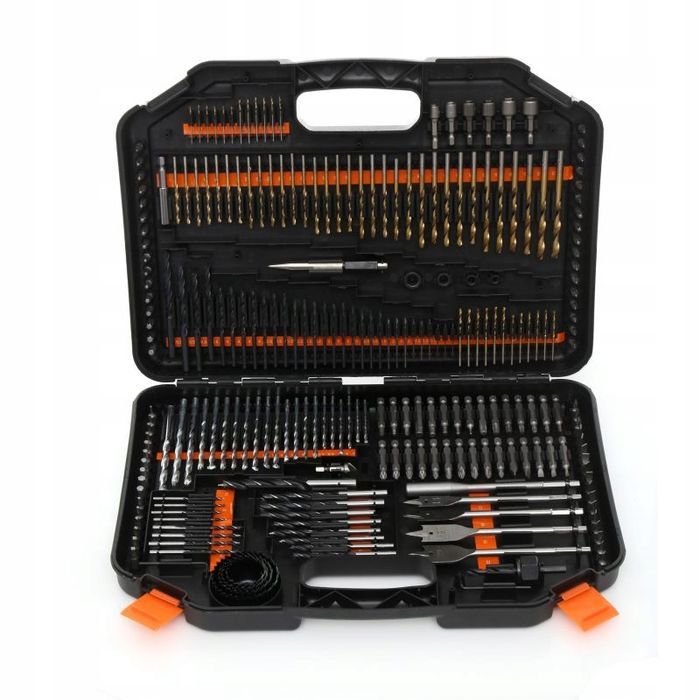 Zestaw Komplet Wierteł Dłut Bitów Otwornic 246 El