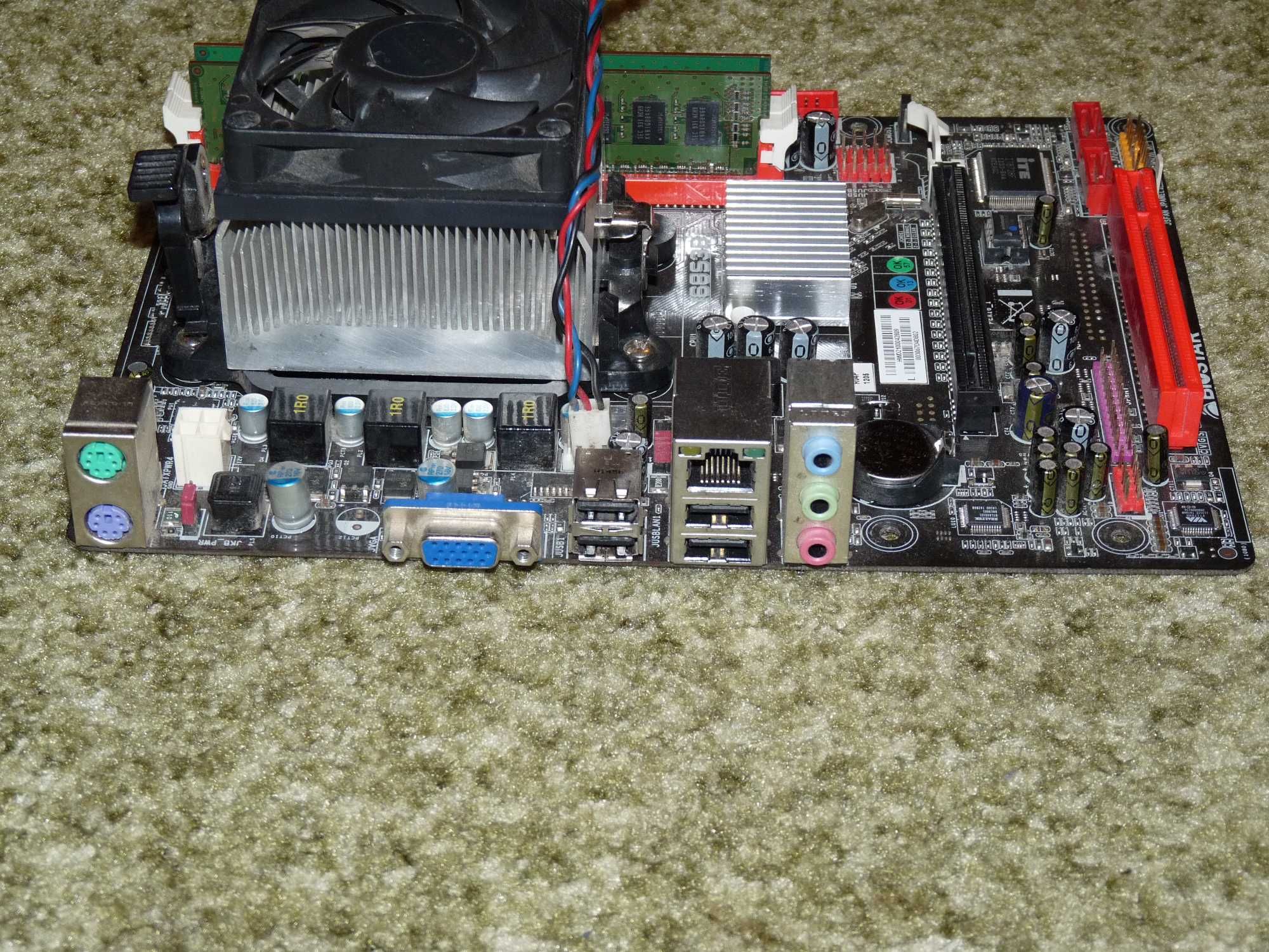 Мат. плата Socket AM3 Biostar N68S3B MicroATX + Athlon II X2 250 + 4GB