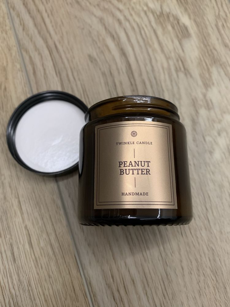 Nowa świeca sojowa Peanut Butter masło orzech Twinkle Candle Andziaks