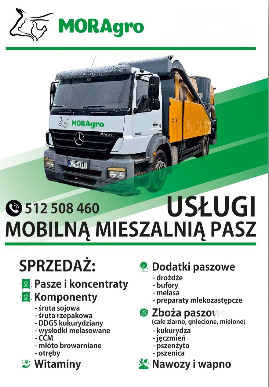 Mobilna mieszalnia pasz