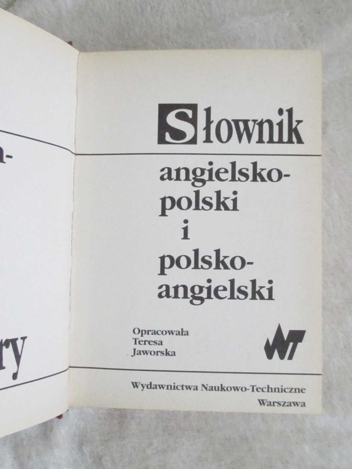 Słownik Angielsko polski i Polsko angielski