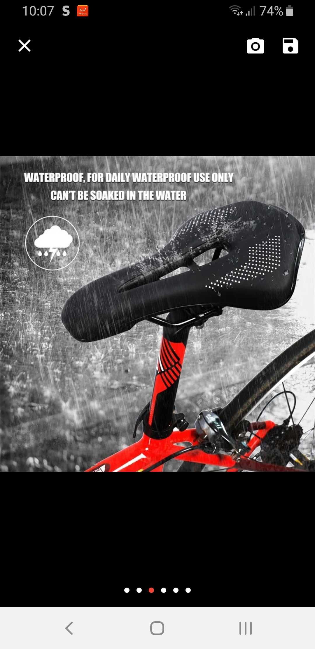 Siodelko rowerowe WB