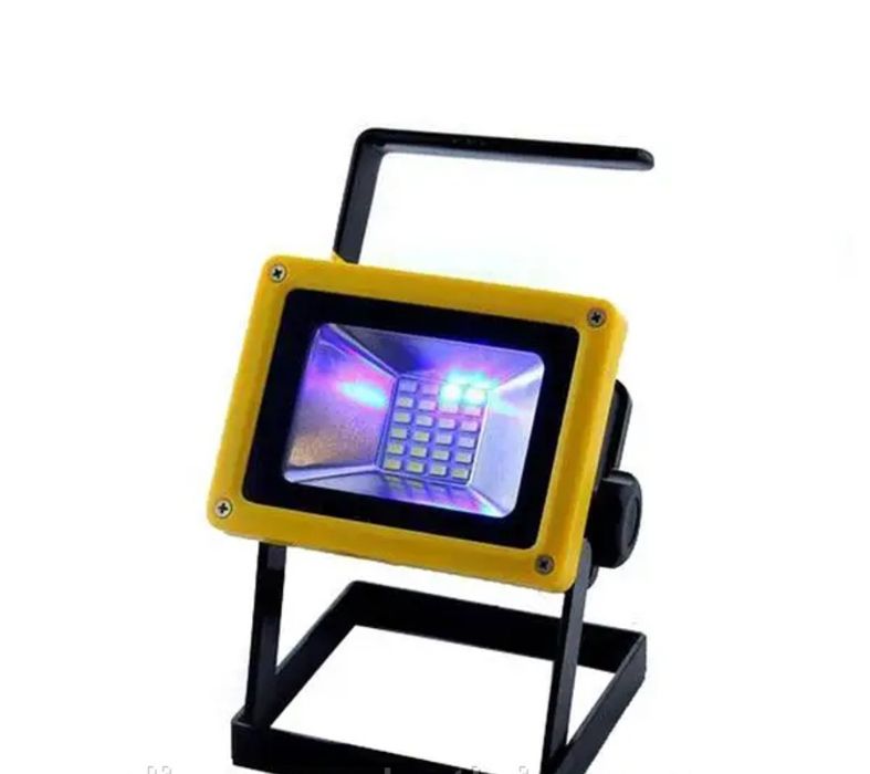 Ручной LED фонарь ліхтар прожектор 100W 3 аккумулятора 18650 Bl 204