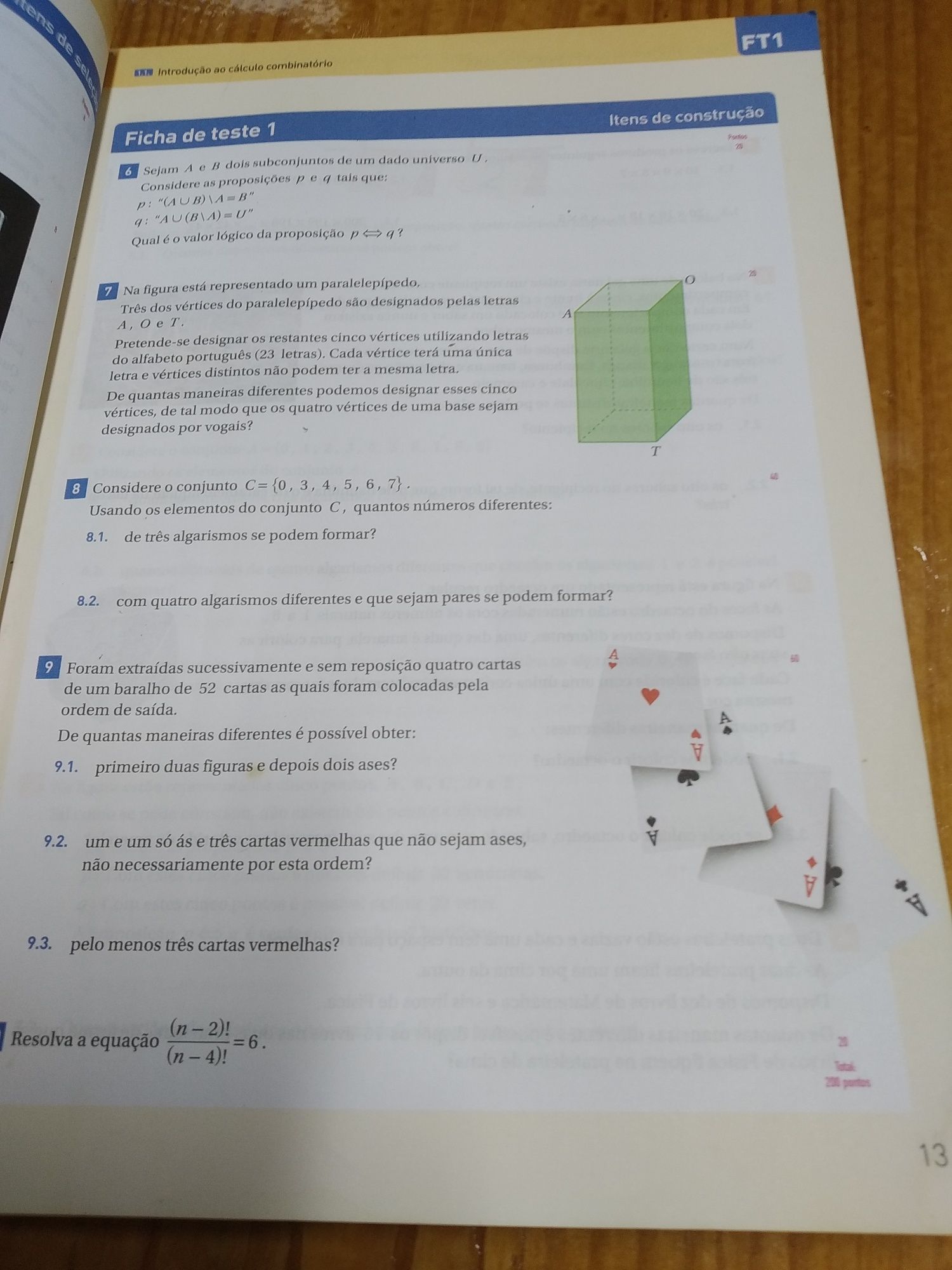 Caderno de atividade Máximo 12 ano matemática A