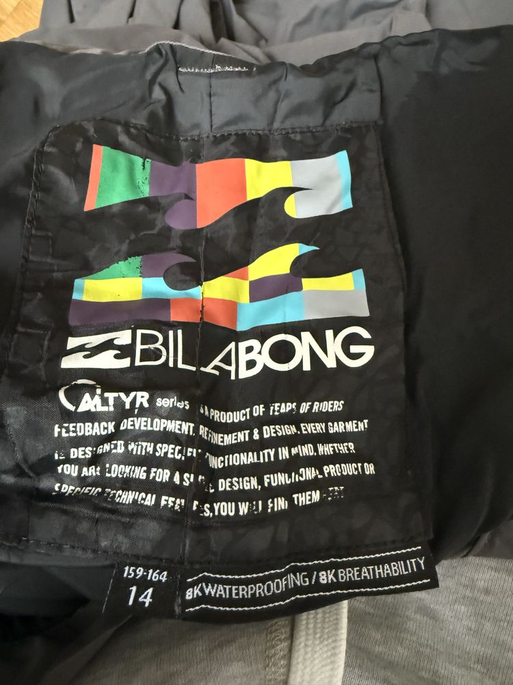 Spodnie BILABONG, chłopięce, na narty lub snowboard.